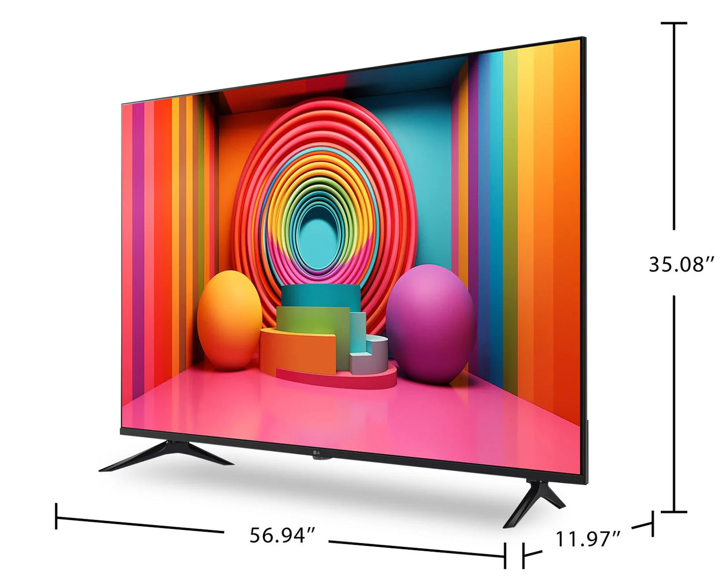 LG Téléviseur intelligent UHD 4K 65 HDR10+, HGiG et webOS 65UT7570PUB