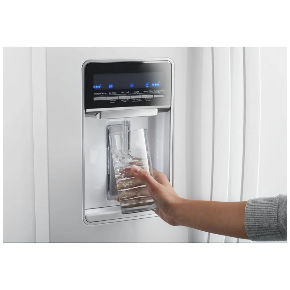 Whirlpool Réfrigérateur à portes françaises WRF560SEHW 30 po, capacité de 19,7 pi³
