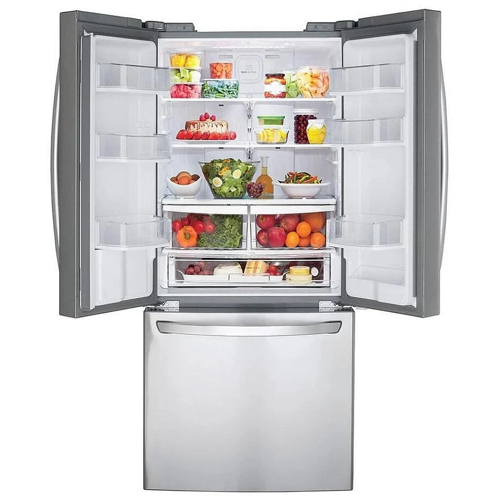Réfrigérateur à portes françaises LRFWS2200S, 30 po, certifié ENERGY STAR, capacité de 21,8 pi³
