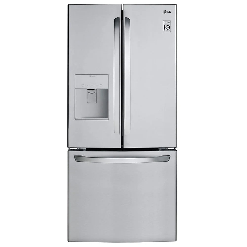 Réfrigérateur à portes françaises LRFWS2200S, 30 po, certifié ENERGY STAR, capacité de 21,8 pi³