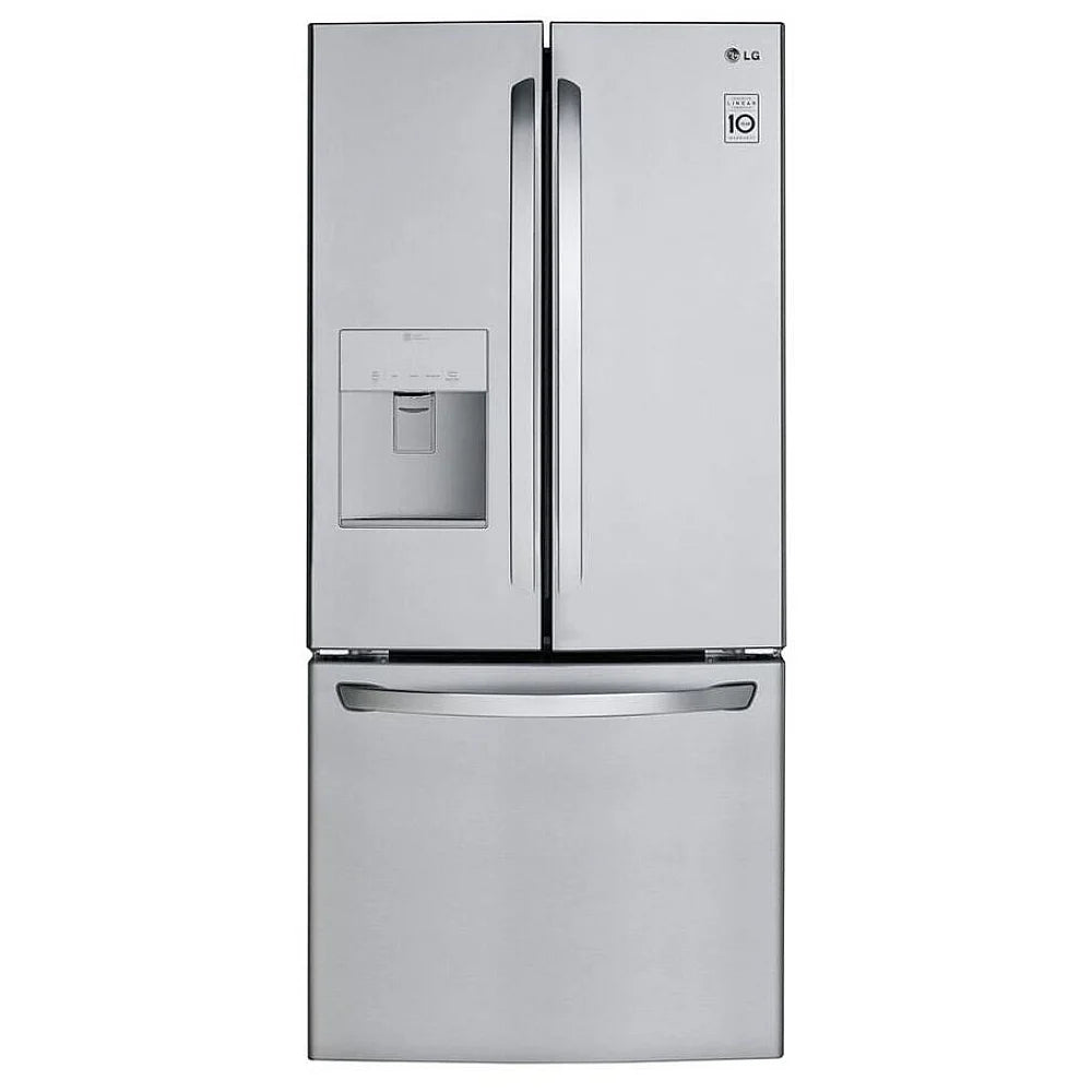 Réfrigérateur à portes françaises LRFWS2200S, 30 po, certifié ENERGY STAR, capacité de 21,8 pi³