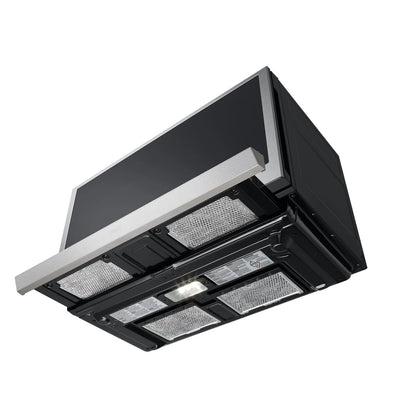 LG Four à micro-ondes à hotte intégrée 2,1 pi³ ExtendaVentMC et cuisson par capteur Smudge-ProofMD - MVEL2137F