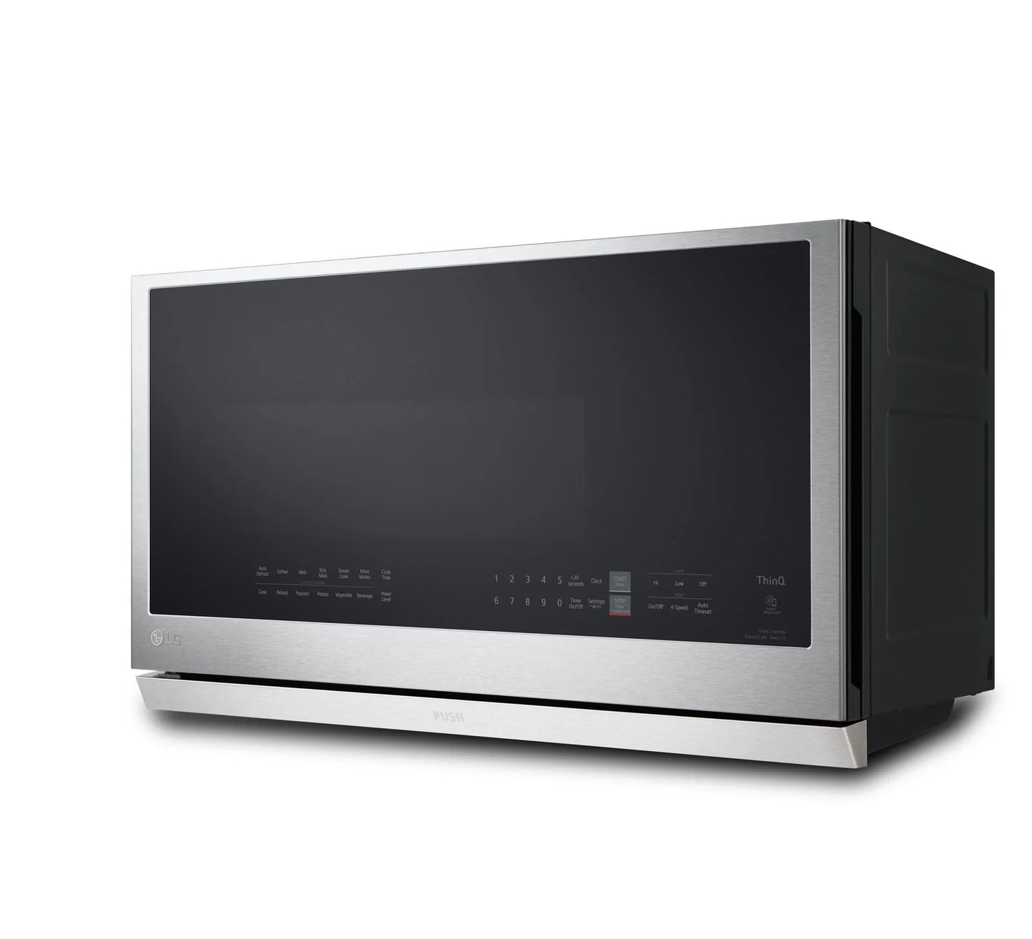 LG Four à micro-ondes à hotte intégrée 2,1 pi³ ExtendaVentMC et cuisson par capteur Smudge-ProofMD - MVEL2137F