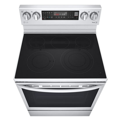 LG Cuisinière intelligente électrique 6,3 pi³ Acier inoxydable Smudge-ProofMD LREL6325F