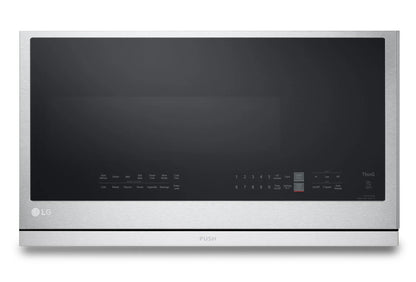 LG Four à micro-ondes à hotte intégrée 2,1 pi³ ExtendaVentMC et cuisson par capteur Smudge-ProofMD - MVEL2137F