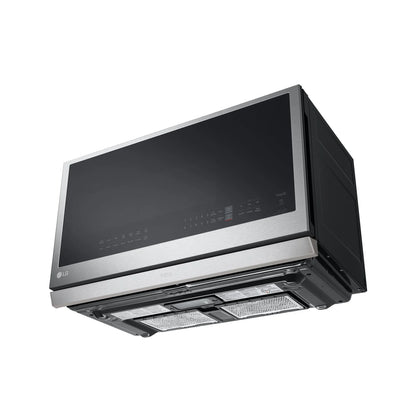 LG Four à micro-ondes à hotte intégrée 2,1 pi³ ExtendaVentMC et cuisson par capteur Smudge-ProofMD - MVEL2137F