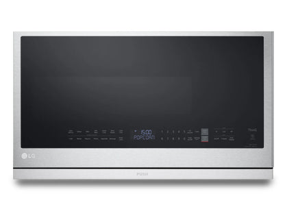 LG Four à micro-ondes à hotte intégrée 2,1 pi³ ExtendaVentMC et cuisson par capteur Smudge-ProofMD - MVEL2137F