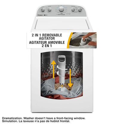 Whirlpool Laveuse à chargement par le haut de 4,4 pi³ blanche WTW4957PW