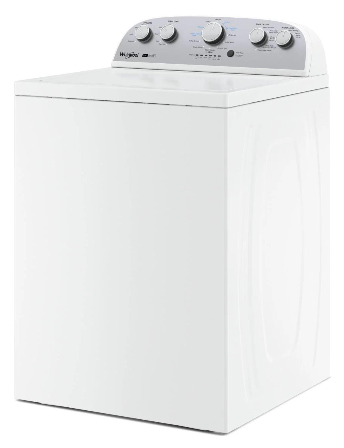 Whirlpool Laveuse à chargement par le haut de 4,4 pi³ blanche WTW4957PW