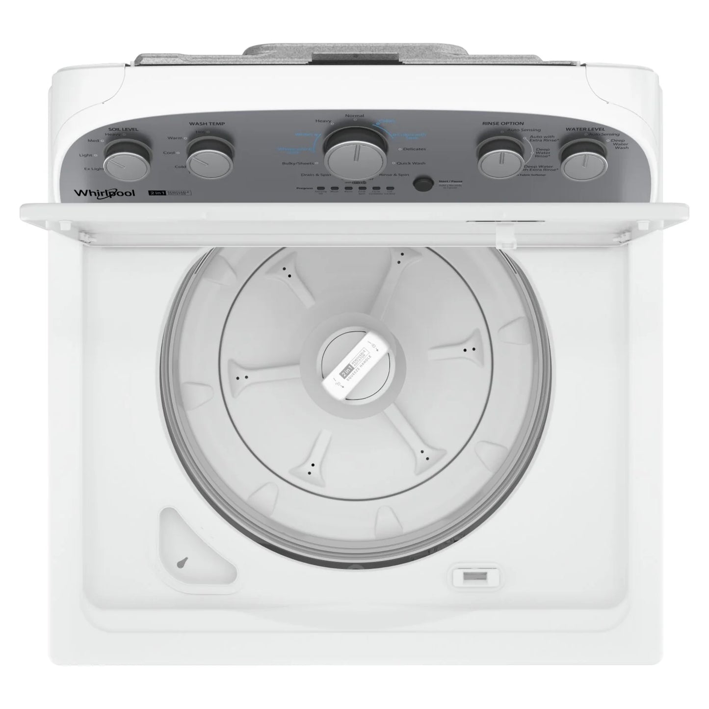 Whirlpool Laveuse à chargement par le haut de 4,4 pi³ blanche WTW4957PW