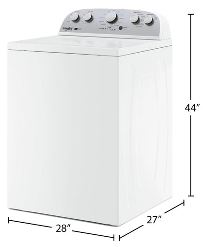 Whirlpool Laveuse à chargement par le haut de 4,4 pi³ blanche WTW4957PW
