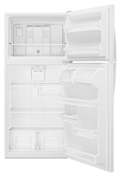Whirlpool Réfrigérateur 18,2 pi³, 30 po à congélateur supérieur blanc WRT318FZDW