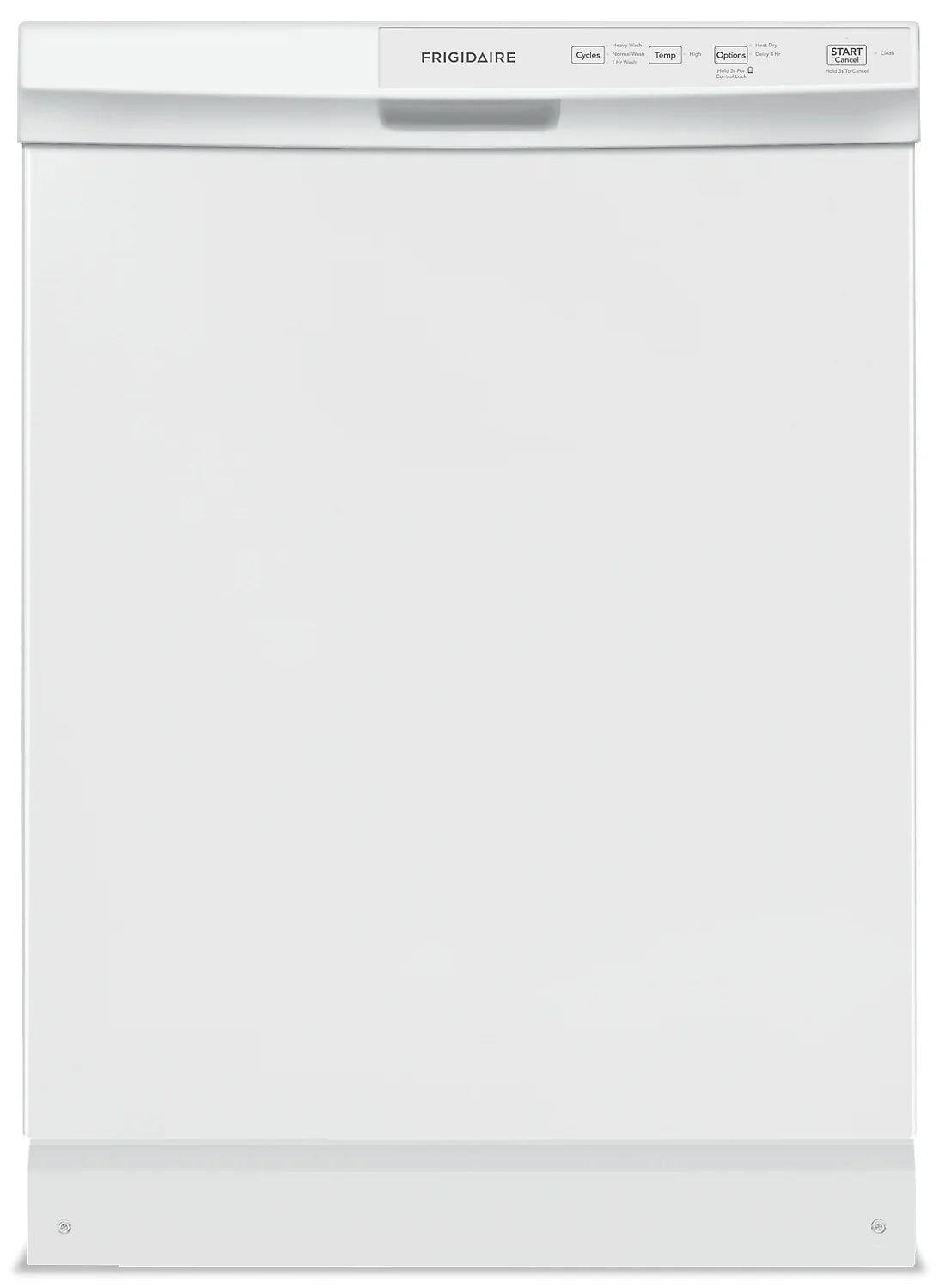 Frigidaire Lave-vaisselle encastré 24 po 55 dBA avec commandes à l'avant blanc FFCD2413UW