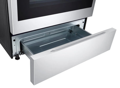 LG Cuisinière intelligente électrique 6,3 pi³ Acier inoxydable Smudge-ProofMD LREL6325F