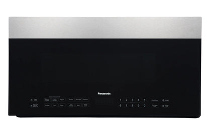 Panasonic Micro-ondes à hotte intégrée 1,9 pi³ puissant ventilateur d'évacuation Acier inoxydable NNSG158S