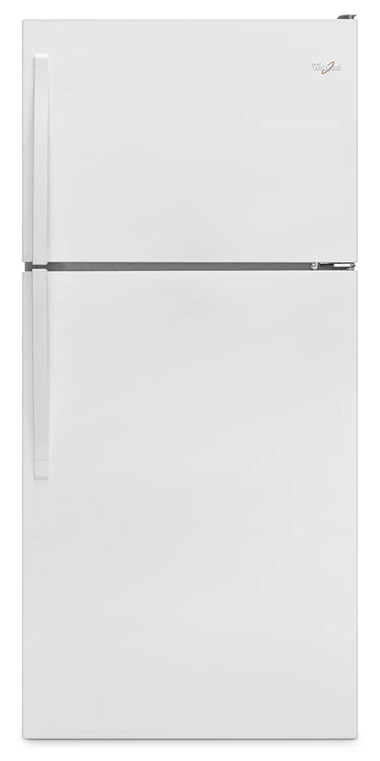 Whirlpool Réfrigérateur 18,2 pi³, 30 po à congélateur supérieur blanc WRT318FZDW