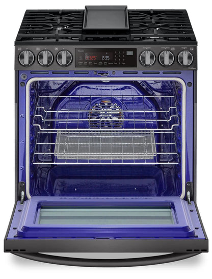 LG Cuisinière intelligente à gaz 6,3 pi³ avec hublot InstaViewMD ProBake ConvectionMD LSGL6335D