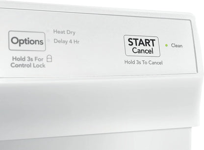 Frigidaire Lave-vaisselle encastré 24 po 55 dBA avec commandes à l'avant blanc FFCD2413UW