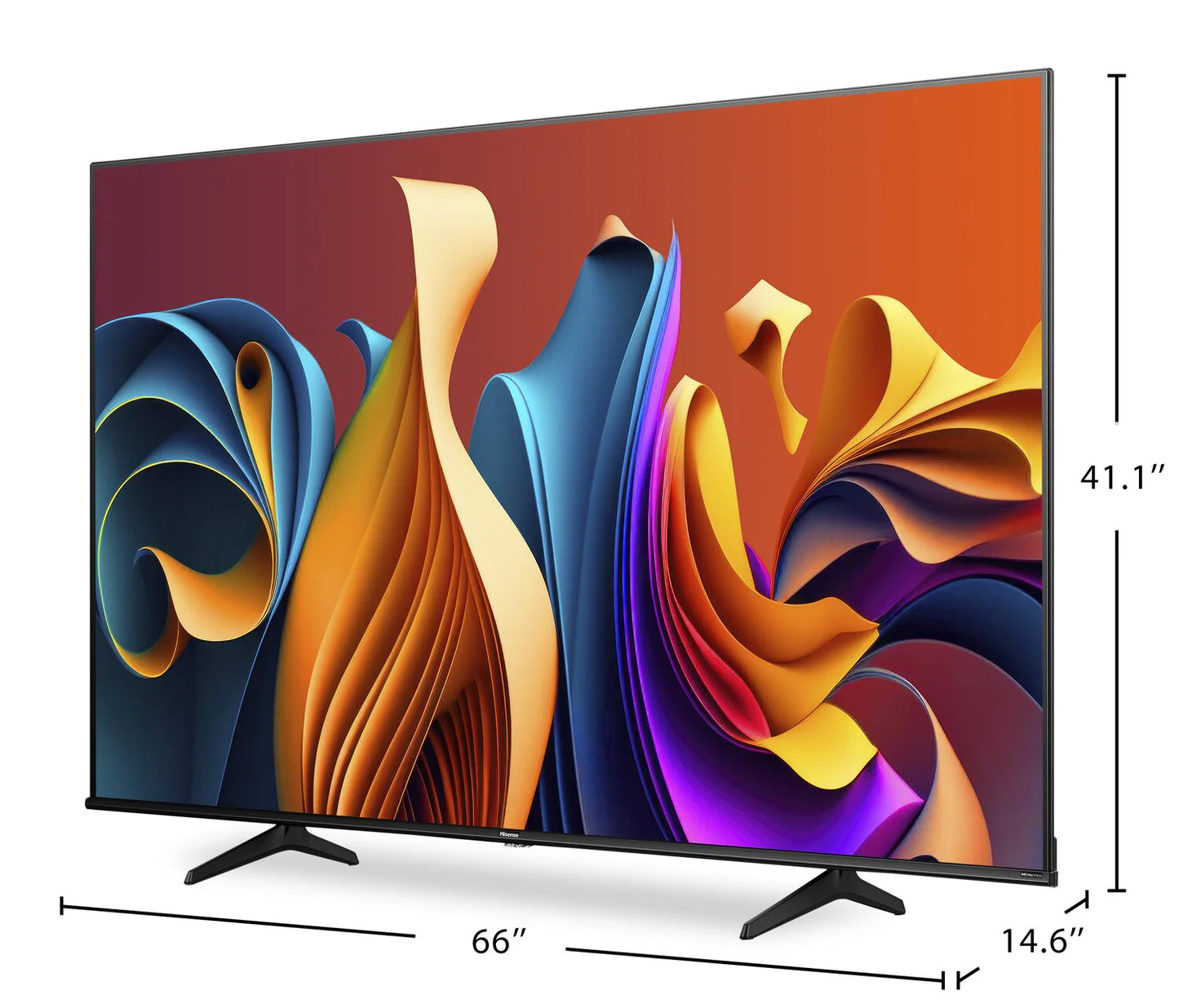 Hisense Téléviseur intelligent QLED UHD 4K 75 HDR10+ Dolby VisionMC Google TVMC 75QD6N