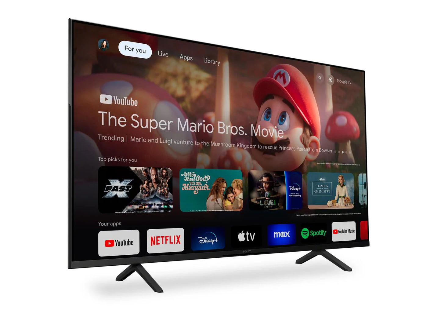 Sony Téléviseur intelligent DEL Bravia 3 4K 65 HDR10, Dolby VisionMC, MotionflowMC XR K65S30