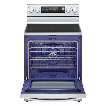 LG Cuisinière intelligente électrique 6,3 pi³ Acier inoxydable Smudge-ProofMD LREL6325F