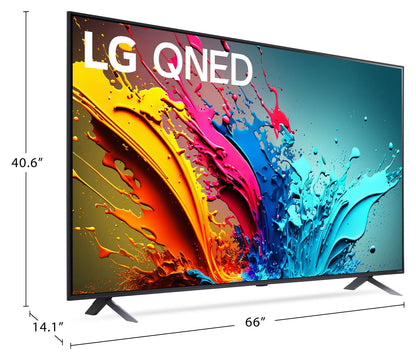 LG Smart-Tv NanoCell 4K 75 Boîtes quantiques, HDR10 FreeSyncMC AMD 75QNED85TUA